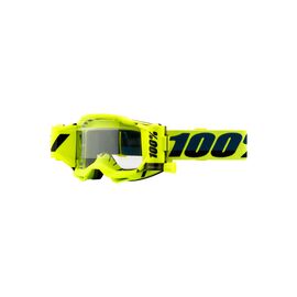 Веломаска 100% Accuri 2 Forecast, Goggle Fluo Yellow / Clear Lens, 50017-00002, изображение  - НаВелосипеде.рф