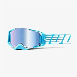 Веломаска 100% Armega Goggle Oversized Sky / Mirror Blue Lens, 50721-250-01, изображение  - НаВелосипеде.рф