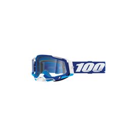 Веломаска 100% Racecraft 2 Goggle Blue / Clear Lens, 50009-00002, изображение  - НаВелосипеде.рф