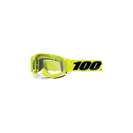 Веломаска 100% Racecraft 2 Goggle Yellow / Clear Lens, 50009-00004, изображение  - НаВелосипеде.рф