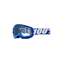 Веломаска 100% Strata 2 Goggle Blue / Clear Lens, 50027-00002, изображение  - НаВелосипеде.рф