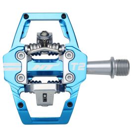 Педали велосипедные HT T2 Marine Blue, алюминий, T2XXXX2Y22G1X1, изображение  - НаВелосипеде.рф