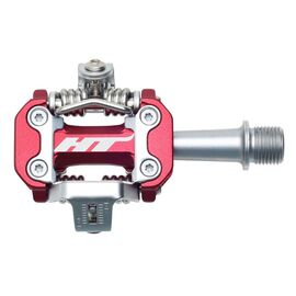 Педали велосипедные HT M2 Red, алюминий,  M2XXXX1J23G1X1, изображение  - НаВелосипеде.рф