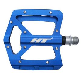 Педали велосипедные HT AN06 Royal Blue, алюминий, AN06XX1J25G1X0, изображение  - НаВелосипеде.рф