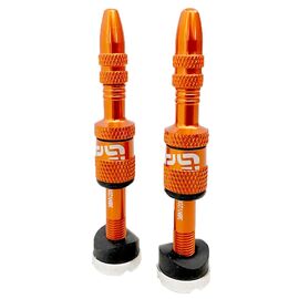 Ниппель велосипедный E Thirteen Quickfill Gen2 Naranja, 16-24 mm, 2 шт, бескамерный, TR2UNA-111, изображение  - НаВелосипеде.рф