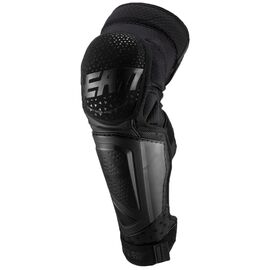 Велонаколенники Leatt 3DF Hybrid EXT Knee & Shin Guard, White/Black, XXL, 2023,5019400742, изображение  - НаВелосипеде.рф