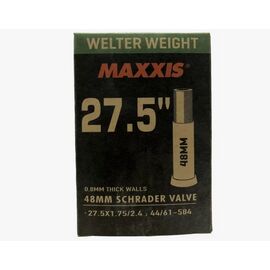 Камера велосипедная MAXXIS WELTER WEIGHT, 27.5"X1.75/2.4, 44/61-584, 0.8 мм, LSV48 (B-C), EIB00139900, изображение  - НаВелосипеде.рф