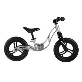 Беговел MAXISCOO Rocket Стандарт плюс, детский, колеса ЭВА 12", серебро, 2022, MSC-R1219, изображение  - НаВелосипеде.рф