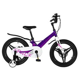 Детский велосипед Maxiscoo Space Делюкс 18" 2022, MSC-S1814D, Вариант УТ-00300411: Возраст: 6-7 лет (Рост: 110-130 см, Цвет: Графит, изображение  - НаВелосипеде.рф