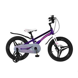 Детский велосипед Maxiscoo Ultrasonic Делюкс 18" 2022, Вариант УТ-00300505: Возраст: 6-7 лет (Рост: 110-130 см), Цвет: Зеленый Перламутр, изображение  - НаВелосипеде.рф