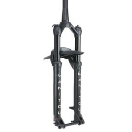 Вилка велосипедная Manitou Machete Comp 27.5", алюминий, ход 120 mm, конусный, 1-1/8"-1.5", Matte Black, 191-36971-A004, изображение  - НаВелосипеде.рф