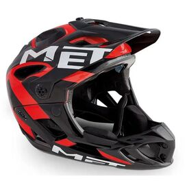 Велошлем Met Parachute, Black/Red, 2023, 3HELM98L0NR, Вариант УТ-00322332: Цвет Black/Red, размер L, изображение  - НаВелосипеде.рф