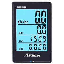 Велоспидометр ATECH BS20-BV-CA-RTC-FL-EL, 20 функций, беспрводной, 885082, изображение  - НаВелосипеде.рф