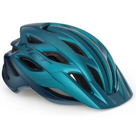 Велошлем Met Veleno. Teal/Metallic Blue, 2022, 3HM138CE00MBL1, Вариант УТ-00322402: Цвет Teal/Metallic Blue, размер L, изображение  - НаВелосипеде.рф