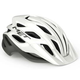 Велошлем Met Veleno,White/Grey, 2024, 3HM138CE00LBI1, Вариант УТ-00322403: Цвет White/Grey, размер L, изображение  - НаВелосипеде.рф