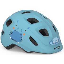 Велошлем Met Hooray, детский, Pale Blue Hippo, 2023, 3HM144CE00XSBH1, Вариант УТ-00322411: Цвет Pale Blue Hippo, размер XS, изображение  - НаВелосипеде.рф