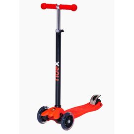 Самокат трёхколесный RIDEX 3D Snappy, детский, колёса 120/80 мм, красный, изображение  - НаВелосипеде.рф