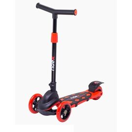 Самокат трёхколесный RIDEX 3D Robin, детский, складной, колёса 120/90 мм, красный, изображение  - НаВелосипеде.рф