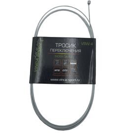 Тросик велосипедный переключения Vinca Sport 1.2*2275 мм, головка тросика - 4.5х4.5, VSW 4, изображение  - НаВелосипеде.рф