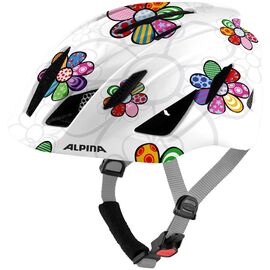 Велошлем Alpina 2022 Pico Pearlwhite-Flower Gloss, детский, A9761_11, изображение  - НаВелосипеде.рф