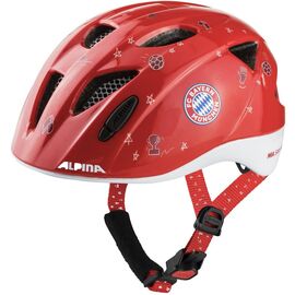 Велошлем Alpina 2022 Ximo Fcb Fcb Gloss, детский, A9775_80, Вариант УТ-00326427: Цвет Красный, размер 47-51, изображение  - НаВелосипеде.рф