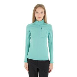 Толстовка женская VIKING Admont Half Zip Ml Lady Grass, Green, 740/23/9899_70, Вариант УТ-00326434: Размер S, изображение  - НаВелосипеде.рф