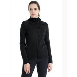 Толстовка женская VIKING Midlayer Full Zip Jukon Lady Hoodie, Black, 730/23/0900_0009, Вариант УТ-00326438: Размер L, изображение  - НаВелосипеде.рф