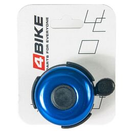 Велозвонок 4BIKE BB3204-Blu, латунь, D-52 мм, голубой, ARV100025, изображение  - НаВелосипеде.рф