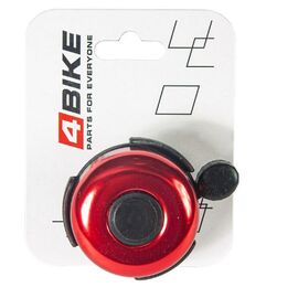 Велозвонок 4BIKE BB3204-Red, латунь, D-52 мм, красный, ARV100024, изображение  - НаВелосипеде.рф