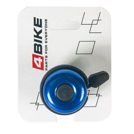 Велозвонок 4BIKE BB3207-Blu, алюминий, пластик, D-40 мм, голубой, ARV100031, изображение  - НаВелосипеде.рф