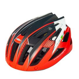 Велошлем Promend TK-12H22N, с визором, черный/красный, TK-12H22NBR-L, Вариант УТ-00299984: Размер: 56-62 см, изображение  - НаВелосипеде.рф