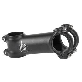 Вынос велосипедный M-Wave Astem 3D, алюминий 3D, 1.1/8", длина 90 mm, 7 градусов, 31.8 mm, чёрный, 404253, изображение  - НаВелосипеде.рф