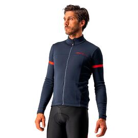 Веломайка Castelli FONDO 2 FZ, длинный рукав, темно-синий, 2022, 4521513, Вариант УТ-00300799: Размер: L, изображение  - НаВелосипеде.рф