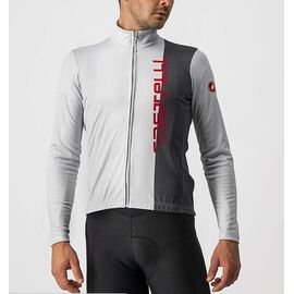 Веломайка Castelli TRAGUARDO FZ, длинный рукав, серый, 2022, 4521515, Вариант УТ-00300802: Размер: L, изображение  - НаВелосипеде.рф