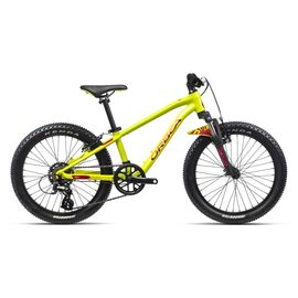 Детский велосипед Orbea MX 20 XC 20" 2021, Вариант УТ-00300805: Возраст: 5- лет (Рост: 110-135 см), Цвет: зелёный/красный, изображение  - НаВелосипеде.рф
