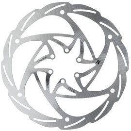 Диск тормозной велосипедный Formula "CURA/R1/RX/TH/C1/R1Racing", 180 mm, 6H, серебристый, FD791801PN, изображение  - НаВелосипеде.рф