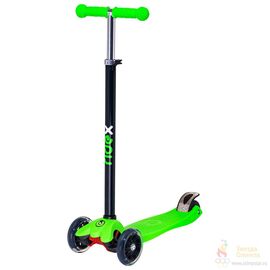 Самокат трёхколесный RIDEX 3D Snappy, детский, колёса 120/80 мм, зеленый, изображение  - НаВелосипеде.рф