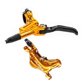 Тормоз велосипедный Formula CURA-4, дисковый, шланг 175 cm, GOLD, FD94175-4G, изображение  - НаВелосипеде.рф