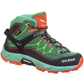 Кроссовки Salewa Alp Trainer Mid Gore-Tex Myrtle/Tender Shot, детские, унисекс, 00-0000064006_5960, Вариант УТ-00326754: Размер 27, изображение  - НаВелосипеде.рф