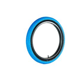 Велопокрышка COLONY, 20 x 2.2", Grip Lock Tyre - Steel Bead, цвет Blue Tread/Black Wall, 03-002102, изображение  - НаВелосипеде.рф