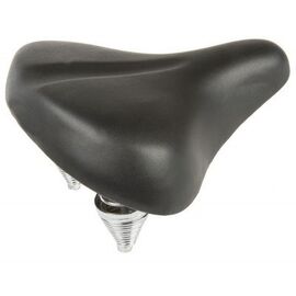 Седло велосипедное HORST, 250х205мм, комфорт, мягкое, черное, 09-200705, изображение  - НаВелосипеде.рф