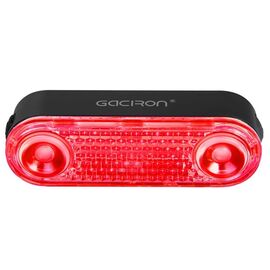 Фонарь GACIRON задний для багажника, шесть режимов, влагоустойчивый, 60LM Micro USB (W12BR), 07-300186, изображение  - НаВелосипеде.рф