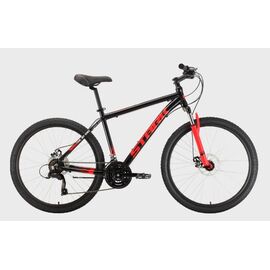 Горный велосипед Stark Indy 26.1 D Microshift черный/красный, 2022, HQ-0005054, Вариант УТ-00328300: Размер: 16, изображение  - НаВелосипеде.рф