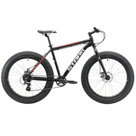 Фетбайк Stark Fat 26.2 D, 26", чёрный/красный, 2022, изображение  - НаВелосипеде.рф