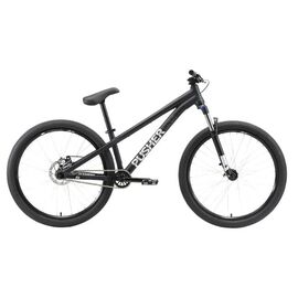 Горный велосипед Stark Pusher-1 Single Speed, черный/серый, 2022, HQ-0009792, изображение  - НаВелосипеде.рф