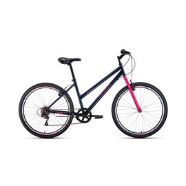 Велосипед женский ALTAIR, MTB HT 26" low, 6 скоростей, 2020-2021, Вариант УТ-00329062: 15", красный/белый, изображение  - НаВелосипеде.рф