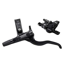 Тормоз велосипедный SHIMANO, гидравлический, дисковый, передний, с ручкой, BL-M4100+BR-MT4100, изображение  - НаВелосипеде.рф