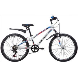 Подростковый велосипед NOVATRACK 24" EXTREME, Вариант УТ-00329131: Цвет: белый.  Рама 12., изображение  - НаВелосипеде.рф