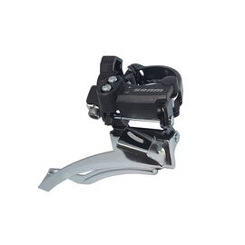 Переключатель для велосипеда SRAM, HIGH CLAMP, передний, 34.9мм, верхняя тяга, чёрный, SRAM FD 3.0, изображение  - НаВелосипеде.рф
