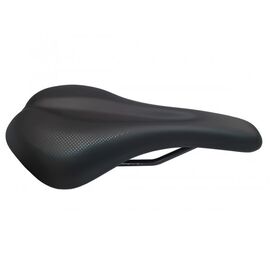 Седло велосипедное CIONLLI 1340 MTB/E-BIKE VACUUM, 267х155мм, черный, 1340, изображение  - НаВелосипеде.рф